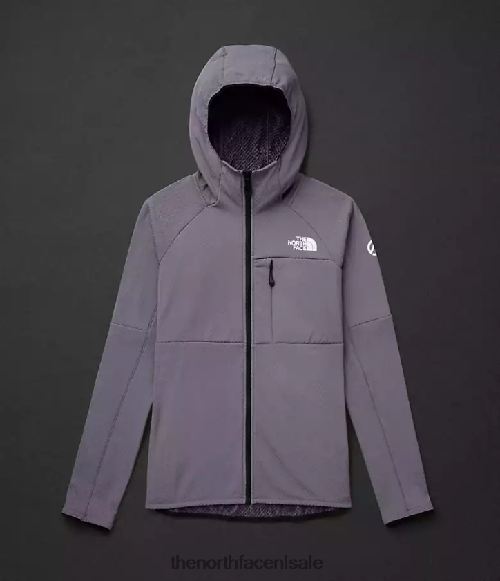 vrouwen Summit-serie futurefleece hoodie met volledige ritssluiting The North Face P464ZN738 kleding maan leisteen