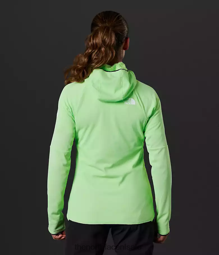 vrouwen Summit-serie futurefleece hoodie met volledige ritssluiting The North Face P464ZN739 kleding patina groen