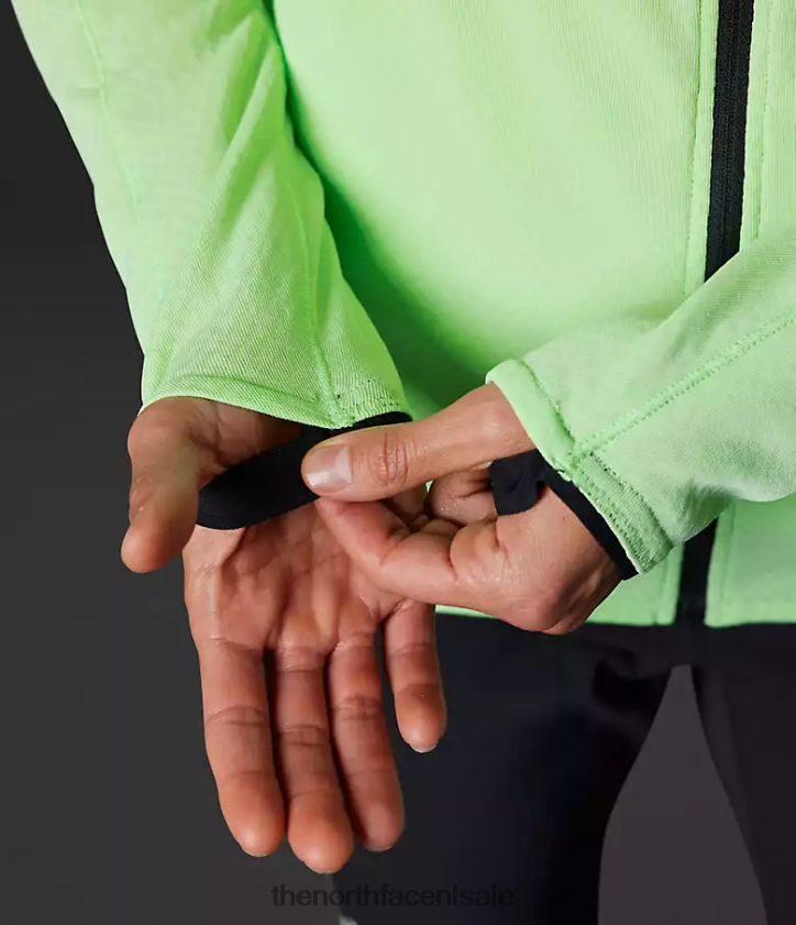 vrouwen Summit-serie futurefleece hoodie met volledige ritssluiting The North Face P464ZN739 kleding patina groen