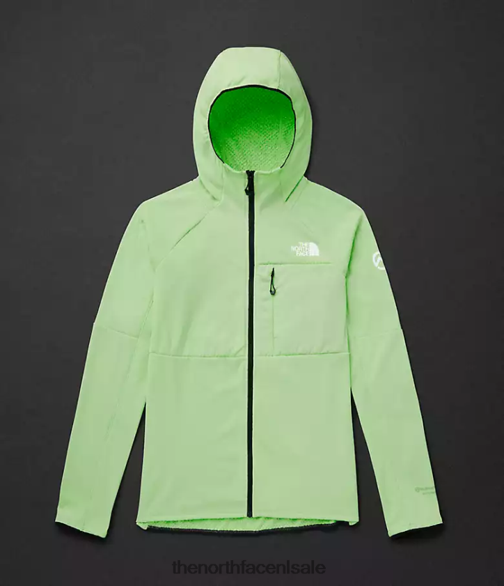 vrouwen Summit-serie futurefleece hoodie met volledige ritssluiting The North Face P464ZN739 kleding patina groen
