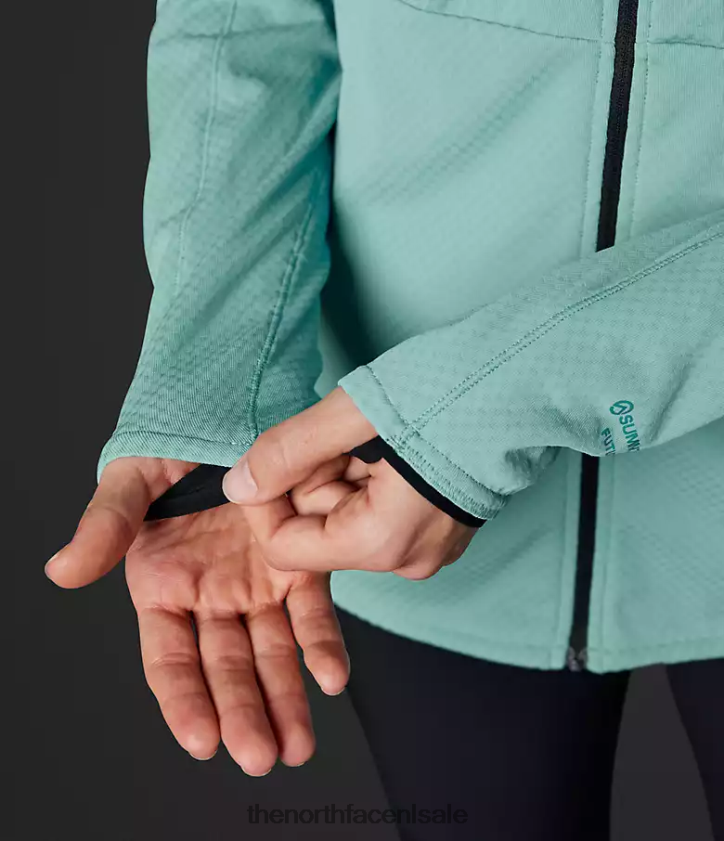 vrouwen Summit-serie futurefleece hoodie met volledige ritssluiting The North Face P464ZN740 kleding rifwateren