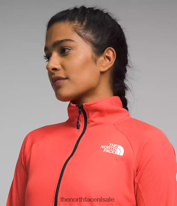 vrouwen Summit-serie futurefleece lt-zip The North Face P464ZN447 kleding stralend oranje