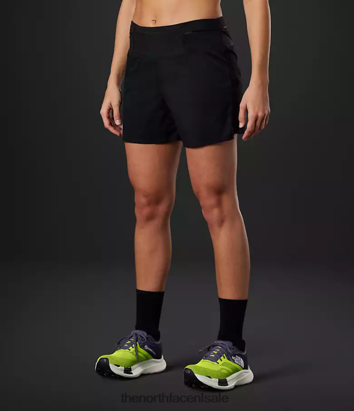 vrouwen Summit-serie pacesetter hardloopshort The North Face P464ZN748 kleding tn zwart