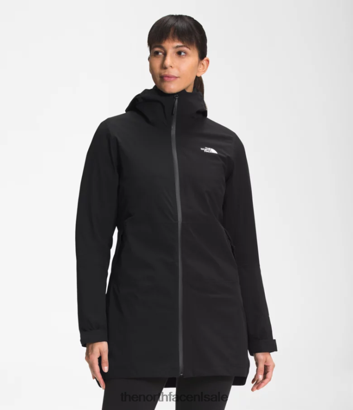 vrouwen Thermoball eco triclimate parka The North Face P464ZN373 kleding tn zwart