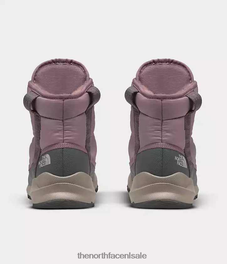 vrouwen Thermoball luxe waterdichte laarzen met veters The North Face P464ZN813 schoenen reegrijs/asfaltgrijs