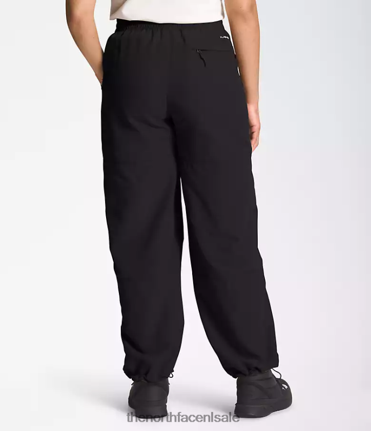 vrouwen Tnf nylon gemakkelijke broek The North Face P464ZN1097 kleding tn zwart