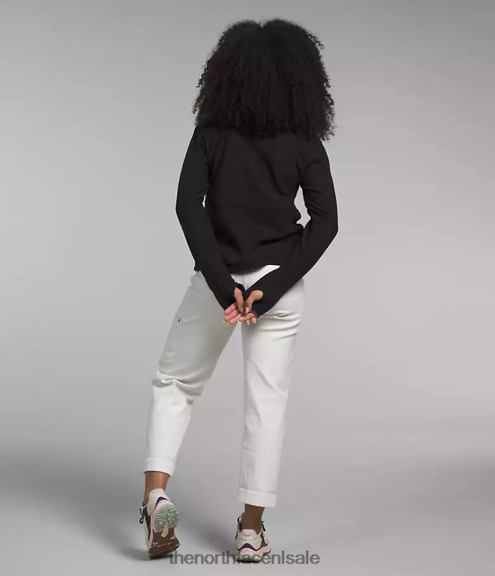 vrouwen alpine polartec 100-ritskap The North Face P464ZN158 kleding tn zwart