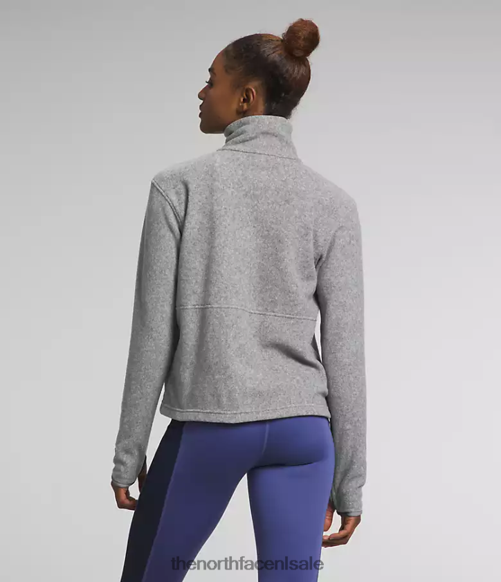 vrouwen alpine polartec 100-ritskap The North Face P464ZN160 kleding tnf middengrijs gemêleerd