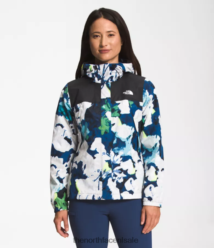 tnf zwart/summt navy abstracte bloemenprint