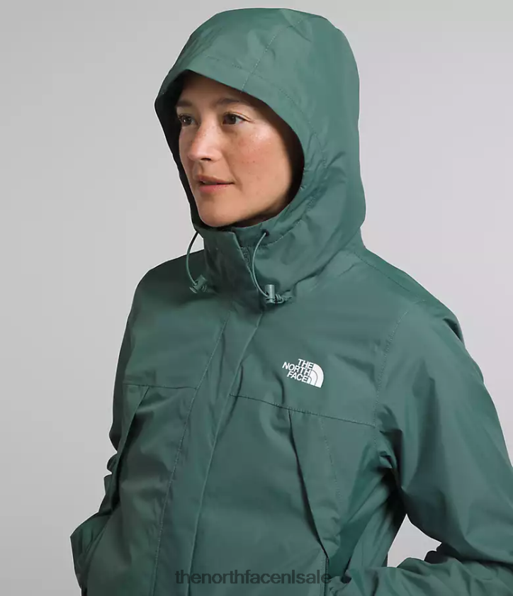 vrouwen antora jas The North Face P464ZN1275 kleding donkere salie