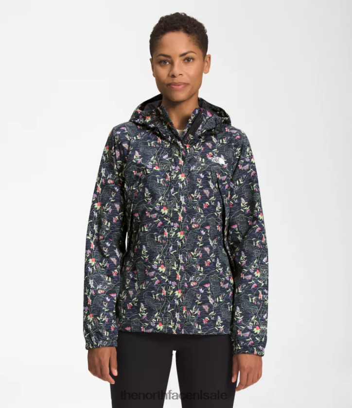 vrouwen antora jas The North Face P464ZN1279 kleding tnf zwarte iwd-afdruk