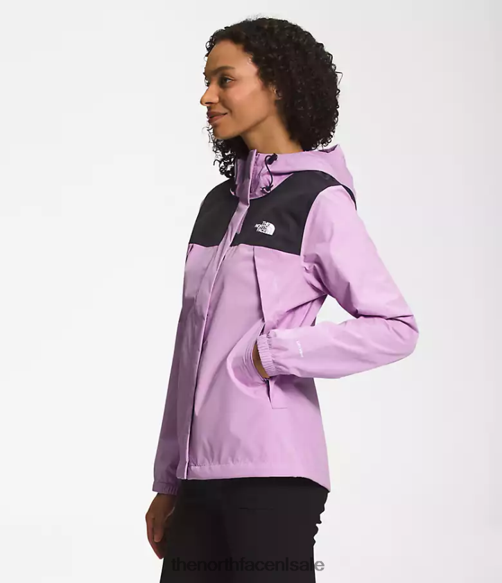 vrouwen antora jas The North Face P464ZN1282 kleding tnf zwart/lupine