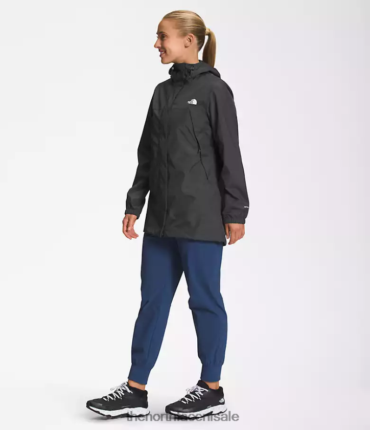 vrouwen antora parka The North Face P464ZN45 kleding asfalt grijs