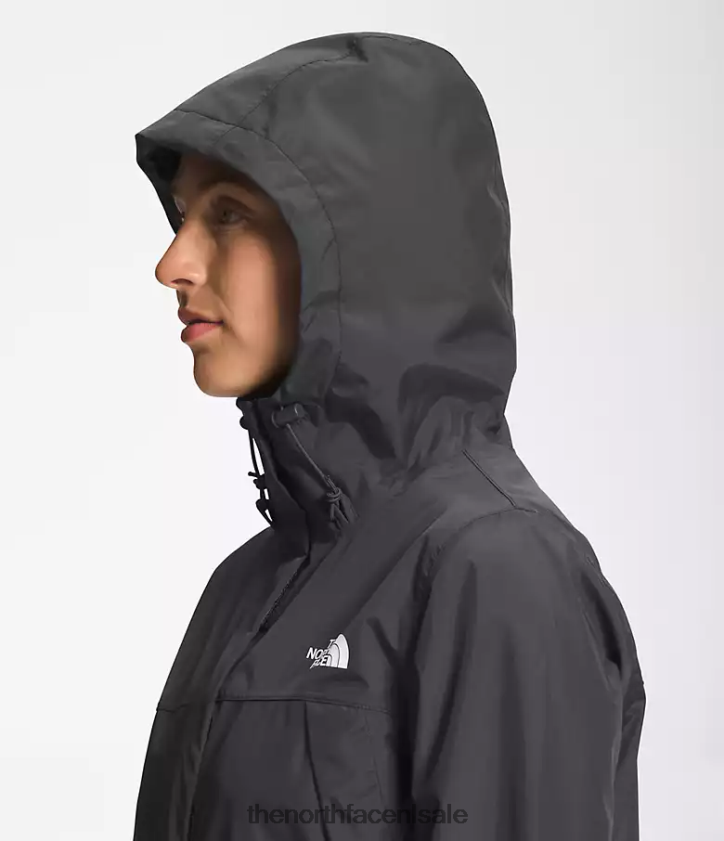 vrouwen antora parka The North Face P464ZN45 kleding asfalt grijs