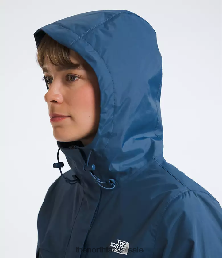 vrouwen antora parka The North Face P464ZN49 kleding schaduwrijk blauw