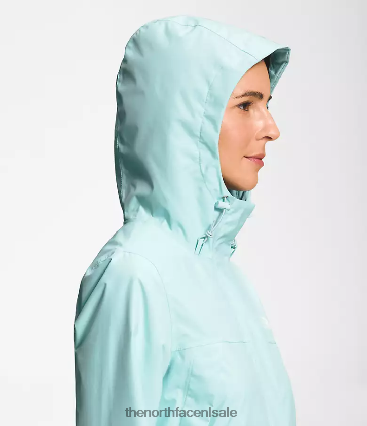 vrouwen antora parka The North Face P464ZN50 kleding dakraam blauw