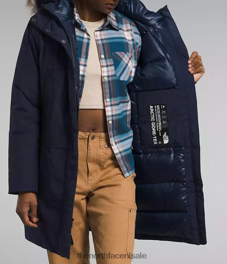 vrouwen arctic parka gtx The North Face P464ZN235 kleding top marine
