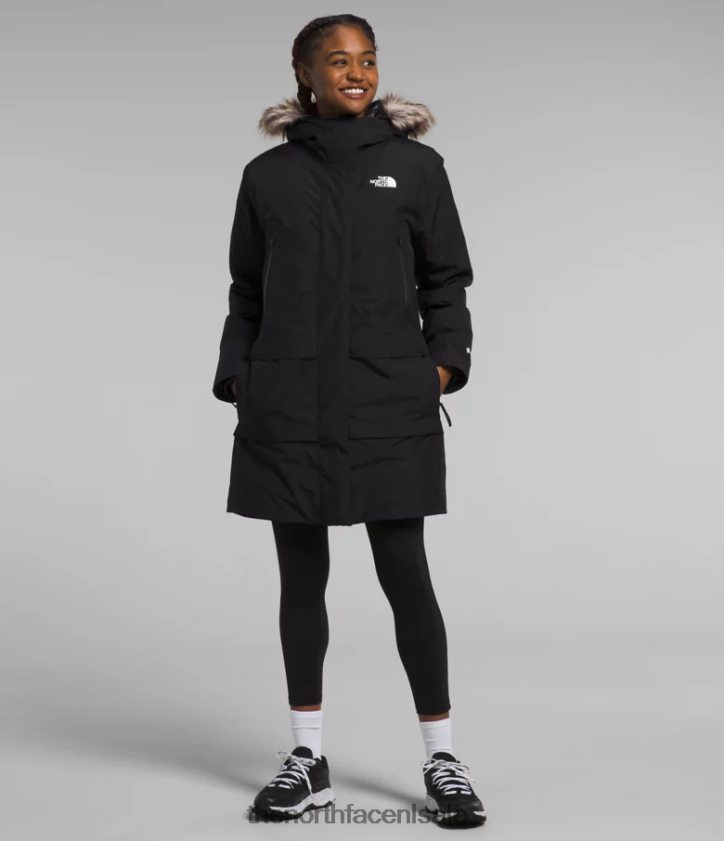 vrouwen arctic parka gtx The North Face P464ZN236 kleding tn zwart