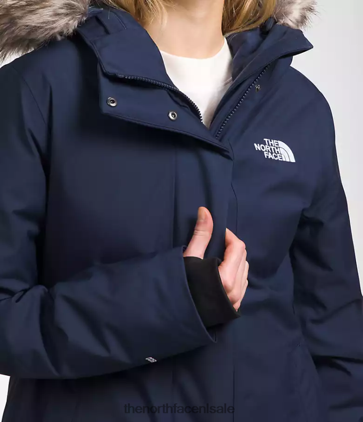 vrouwen arctische parka The North Face P464ZN508 kleding top marine