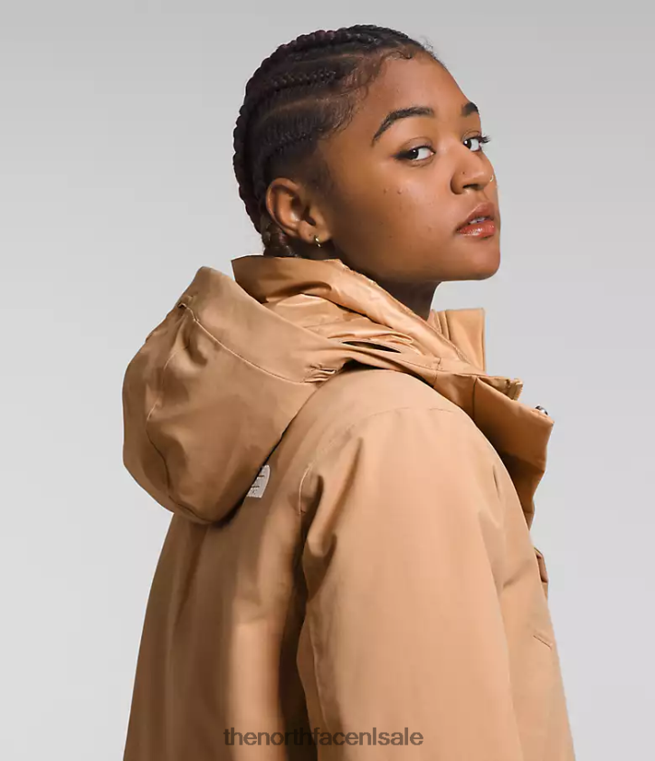 vrouwen arctische parka premium The North Face P464ZN1313 kleding amandelboter