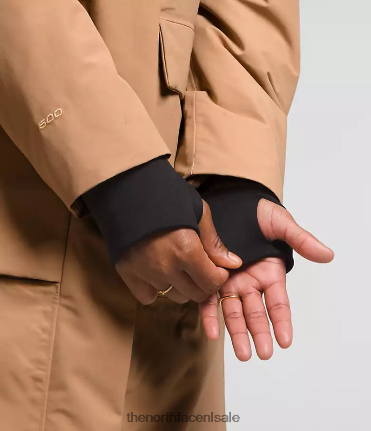 vrouwen arctische parka premium The North Face P464ZN1313 kleding amandelboter