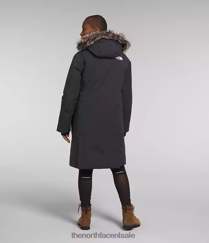 vrouwen arctische parka premium The North Face P464ZN1314 kleding asfalt grijs