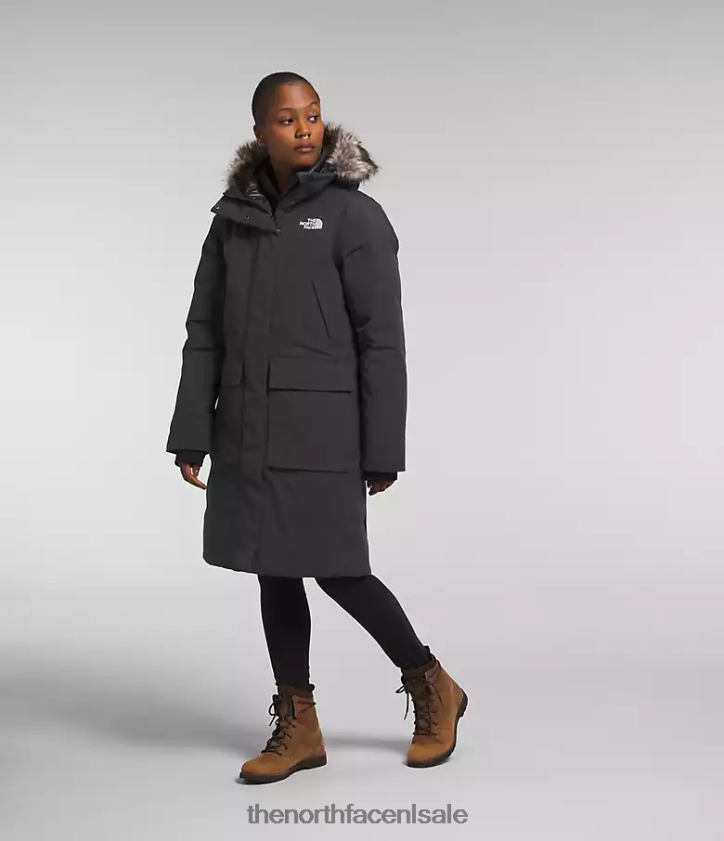 vrouwen arctische parka premium The North Face P464ZN1314 kleding asfalt grijs