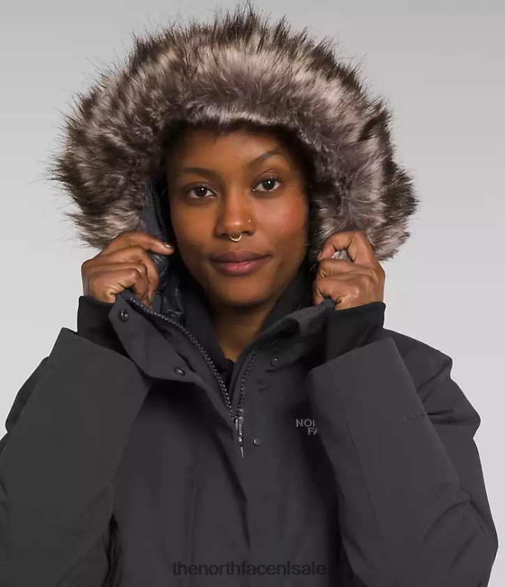 vrouwen arctische parka premium The North Face P464ZN1314 kleding asfalt grijs