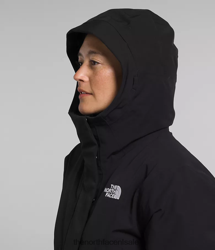 vrouwen arctische parka premium The North Face P464ZN1315 kleding tn zwart