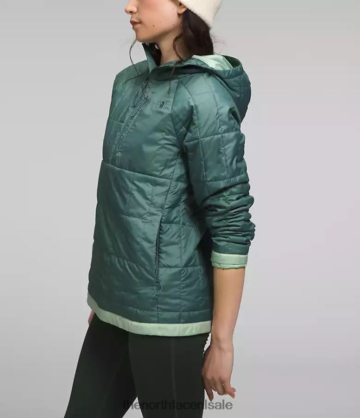 vrouwen circaloft-rits trui The North Face P464ZN505 kleding donkere salie/mistige salie