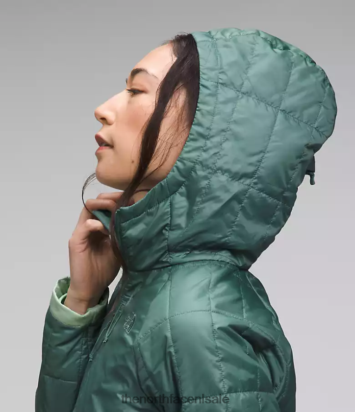 vrouwen circaloft-rits trui The North Face P464ZN505 kleding donkere salie/mistige salie