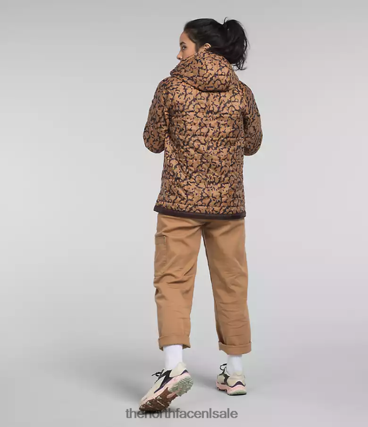 vrouwen circaloft-rits trui The North Face P464ZN506 kleding grafische kleurstofprint met amandelboter