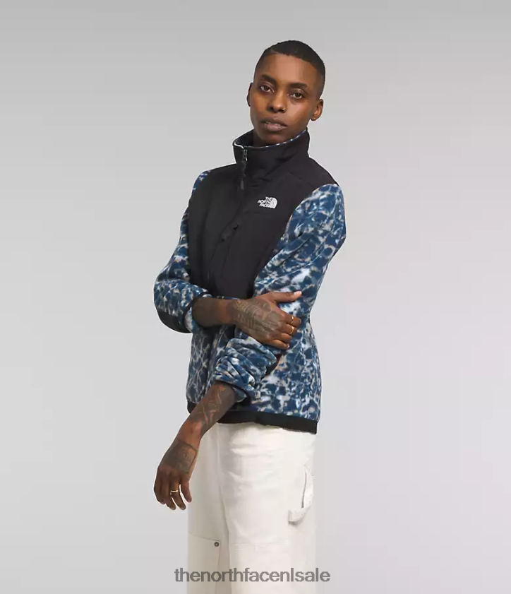 vrouwen denali jas The North Face P464ZN146 kleding stoffige maagdenpalm watervervorming kleine lettertjes/top marine