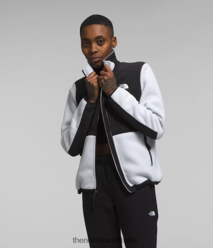 vrouwen denali jas The North Face P464ZN147 kleding stoffige maagdenpalm/tnf zwart