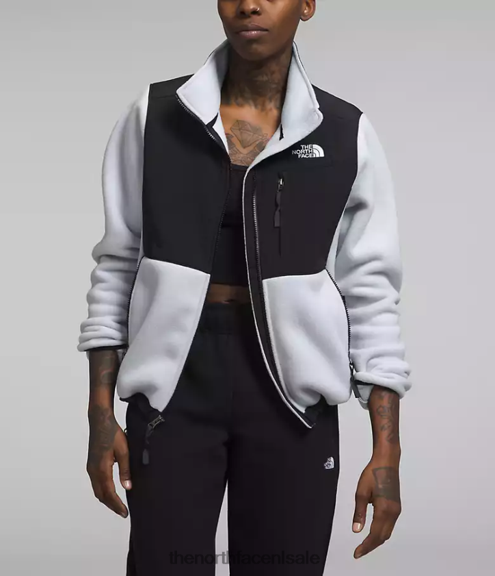 vrouwen denali jas The North Face P464ZN147 kleding stoffige maagdenpalm/tnf zwart