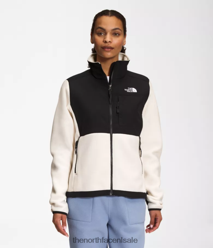 vrouwen denali jas The North Face P464ZN148 kleding gardenia wit