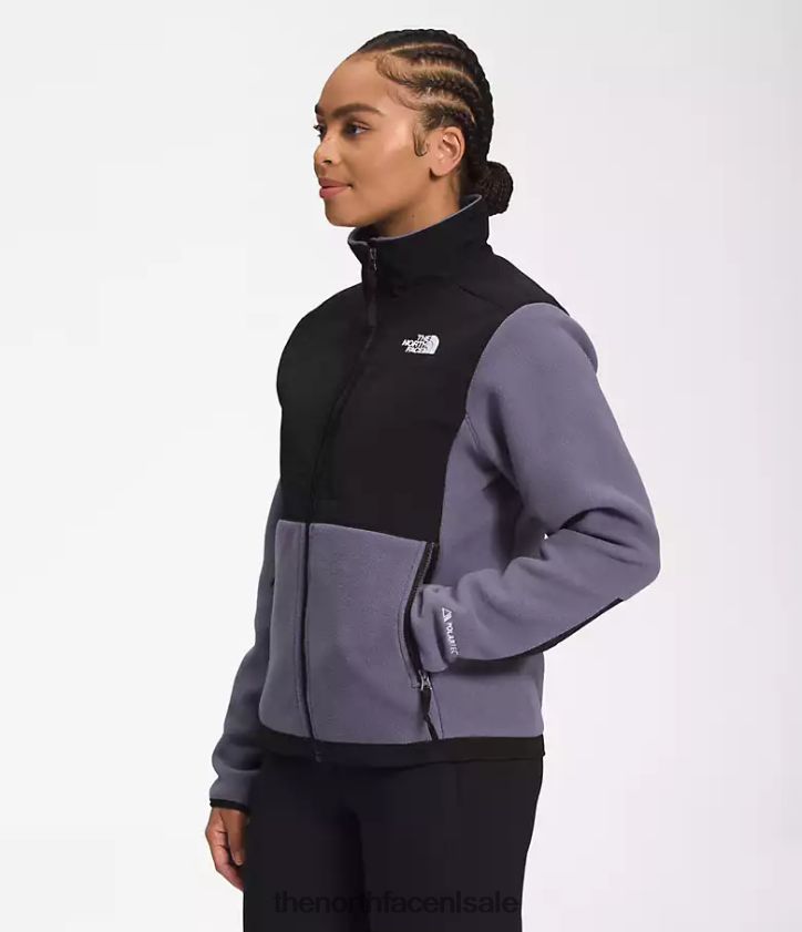 vrouwen denali jas The North Face P464ZN151 kleding maan leisteen