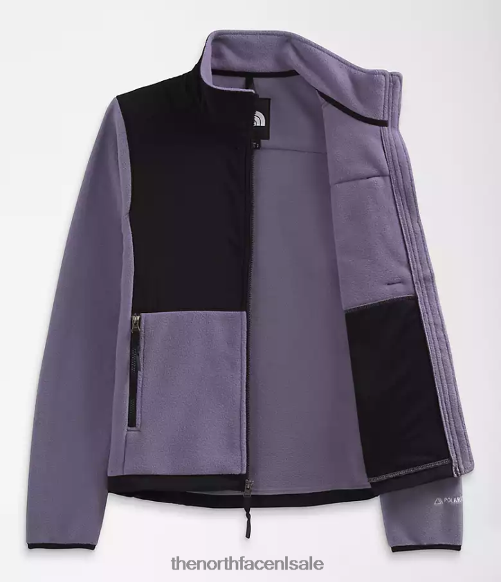 vrouwen denali jas The North Face P464ZN151 kleding maan leisteen