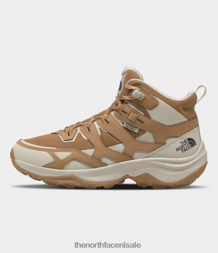vrouwen egel 3 middelhoge waterdichte laarzen The North Face P464ZN684 schoenen amandelboter/zandsteen