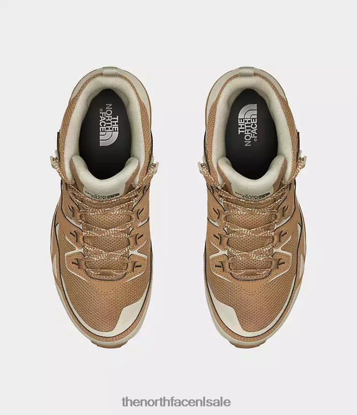 vrouwen egel 3 middelhoge waterdichte laarzen The North Face P464ZN684 schoenen amandelboter/zandsteen