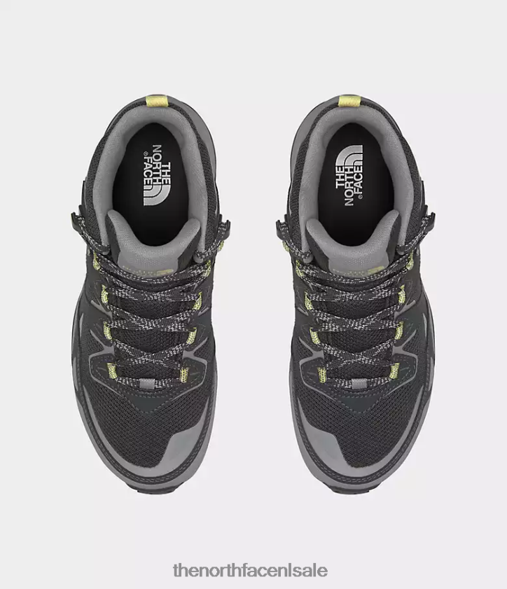 vrouwen egel 3 middelhoge waterdichte laarzen The North Face P464ZN685 schoenen asfaltgrijs/meldgrijs