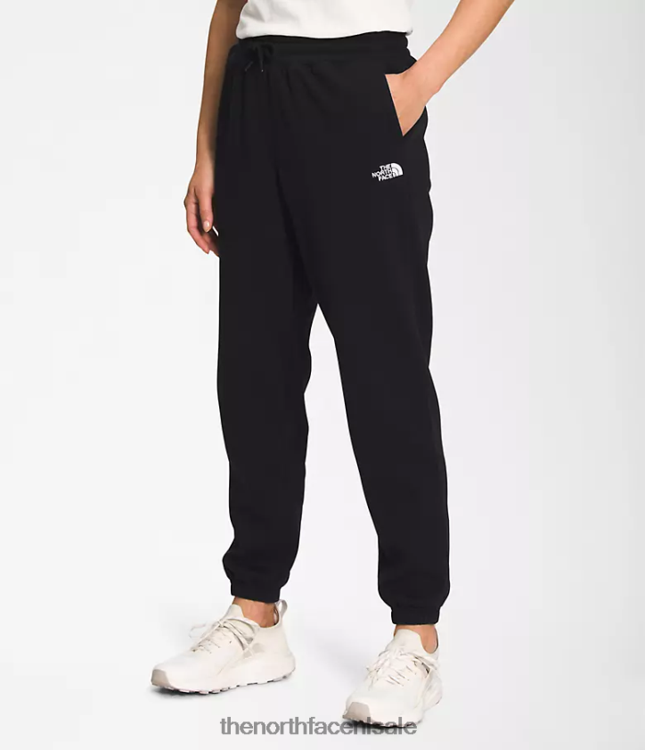 vrouwen fleece joggingbroek met halve koepel The North Face P464ZN974 kleding tnf zwart/tnf wit