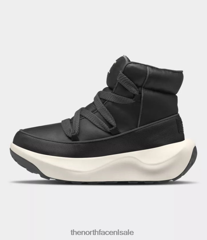 vrouwen halseigh thermoball kant waterdichte laarzen The North Face P464ZN856 schoenen tnf zwart/asfaltgrijs