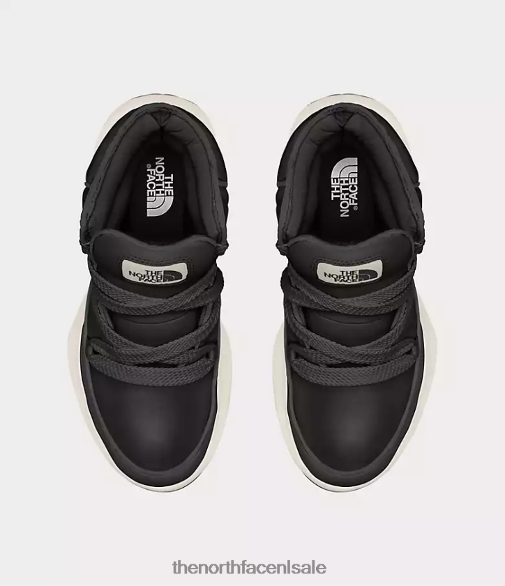 vrouwen halseigh thermoball kant waterdichte laarzen The North Face P464ZN856 schoenen tnf zwart/asfaltgrijs
