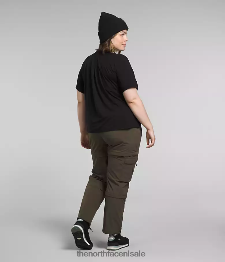 vrouwen plus Dawndream korte mouw The North Face P464ZN623 kleding tn zwart