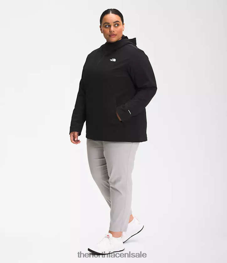 vrouwen plus Shelbe Raschel-hoodie The North Face P464ZN1176 kleding tn zwart