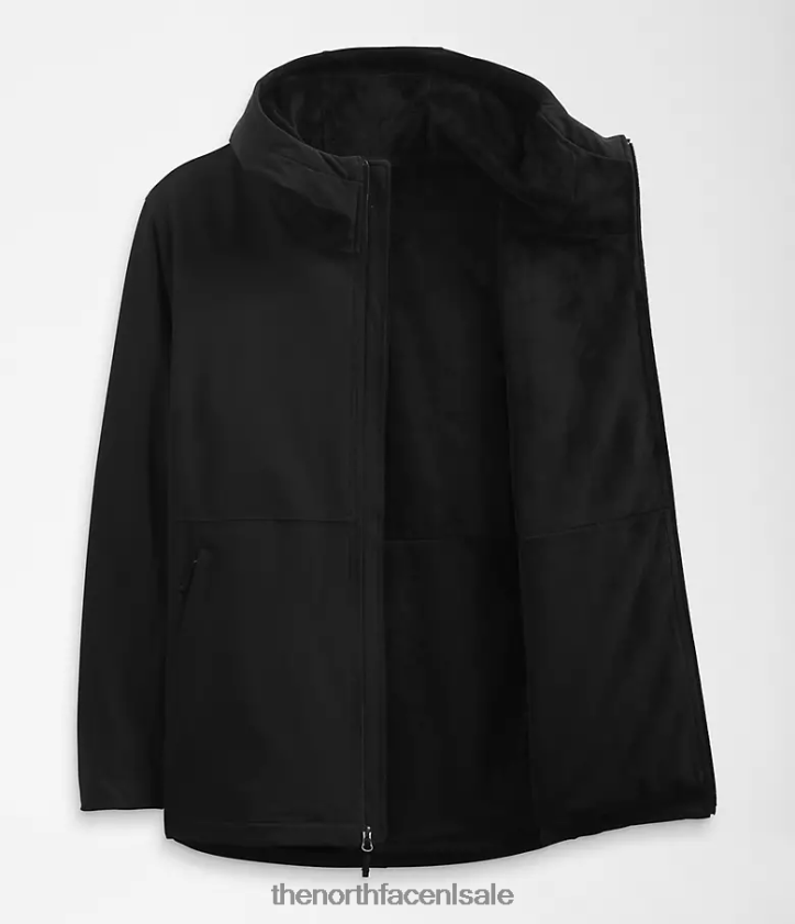 vrouwen plus Shelbe Raschel-hoodie The North Face P464ZN1176 kleding tn zwart