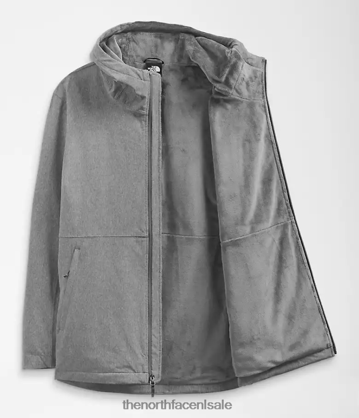 vrouwen plus Shelbe Raschel-hoodie The North Face P464ZN1177 kleding tnf middengrijs gemêleerd