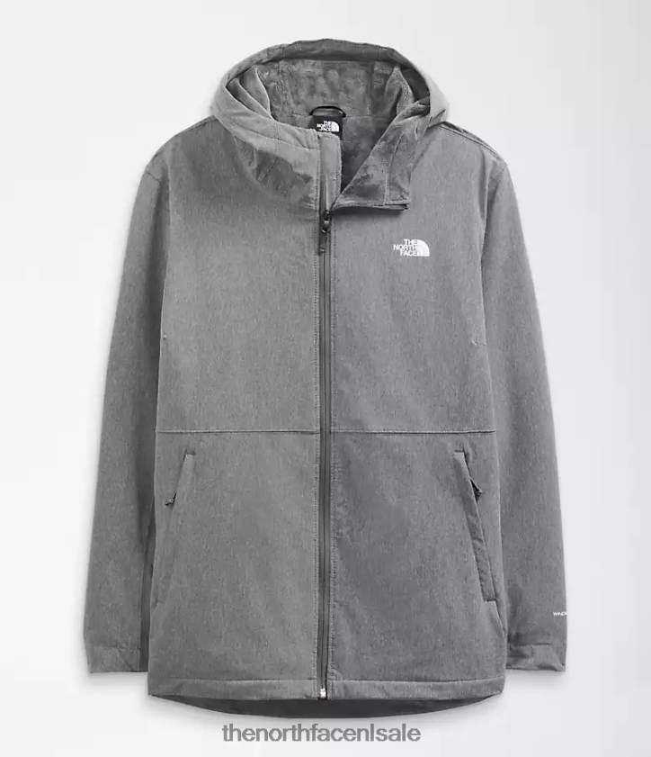 vrouwen plus Shelbe Raschel-hoodie The North Face P464ZN1177 kleding tnf middengrijs gemêleerd