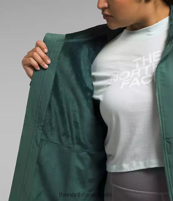 vrouwen plus Shelbe Raschel-hoodie The North Face P464ZN245 kleding donkere salie